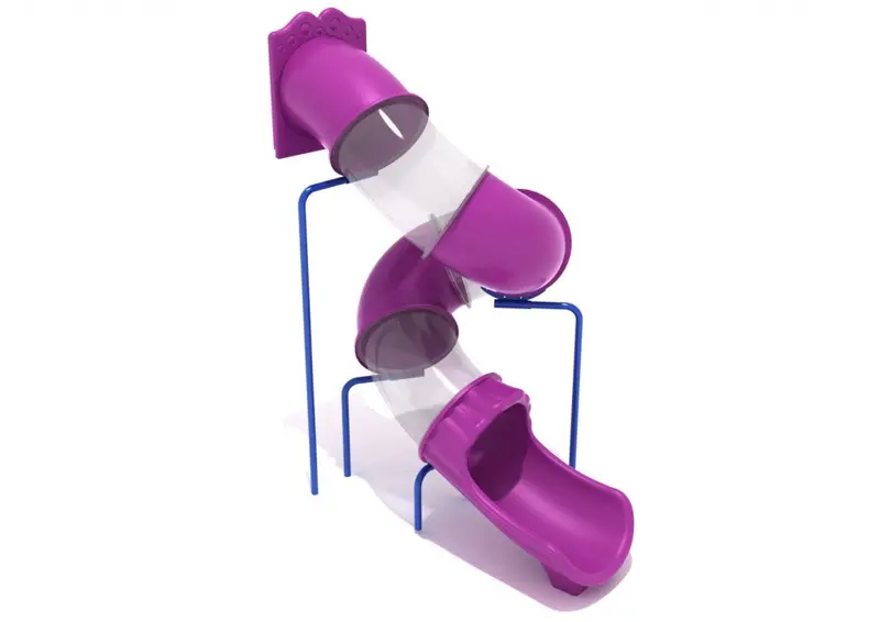 10-Foot Spiral Tube Slide Kit – Slide + Mounts Only 1