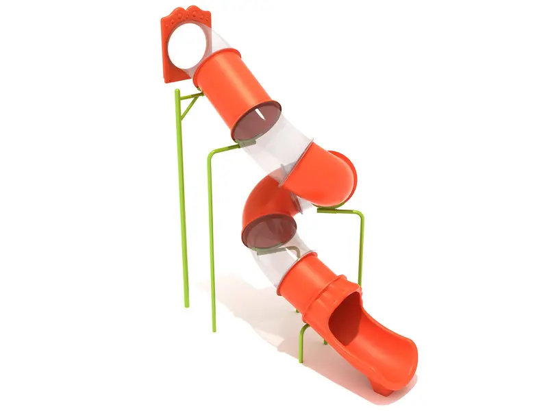 13-Foot Spiral Tube Slide Kit – Slide + Mounting Hardware Only 1