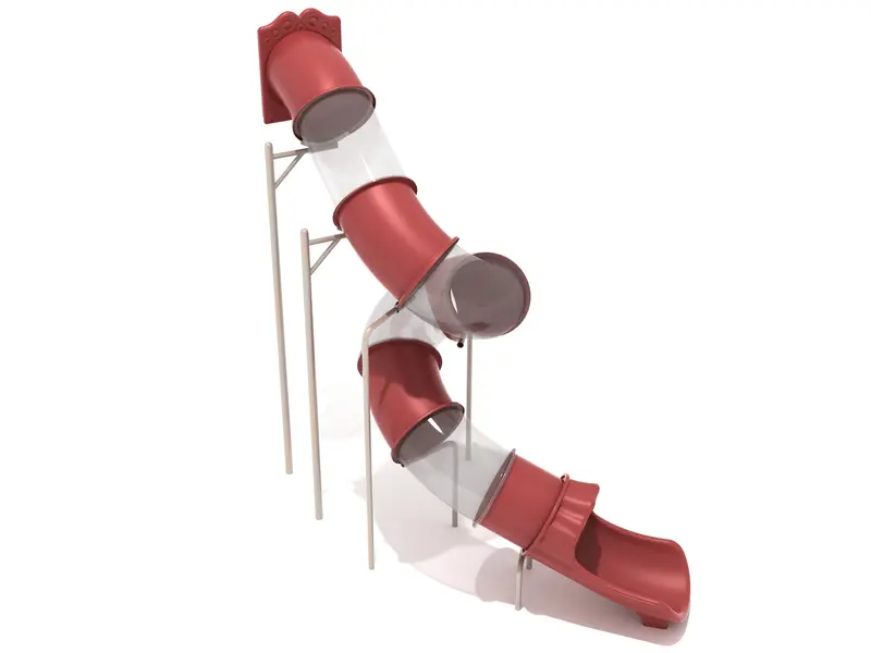 14-Foot Spiral Tube Slide Kit – Slide + Mounts Only 1