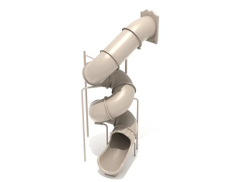 15-Foot Spiral Tube Slide Kit – Slide + Mounting Hardware Only 1