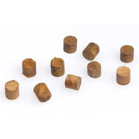20-Pack 1/4-Inch Teak Plug Set 1