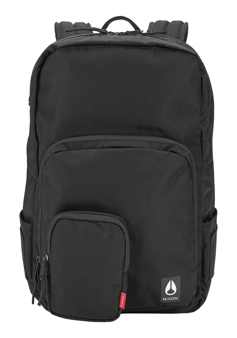 20L Daily Commuter Backpack – Sleek Black Nylon 1