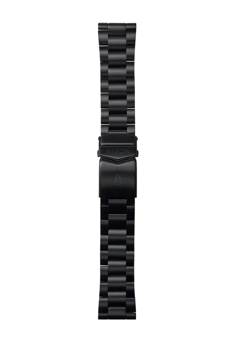 20Mm All-Black Stainless Steel Watch Bracelet 1