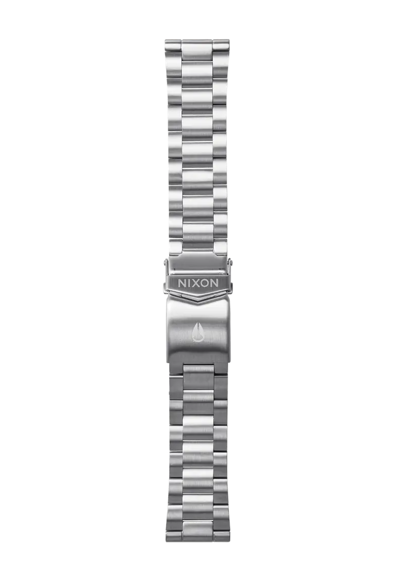 20Mm All-Silver Stainless Steel Watch Band 1