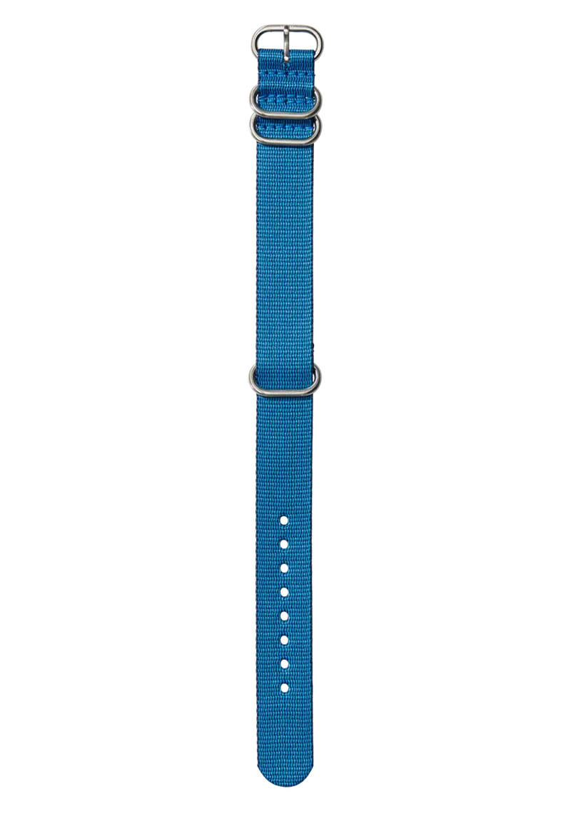 20Mm Recycled #Tide Nylon Watch Band – Navy And Blue 1
