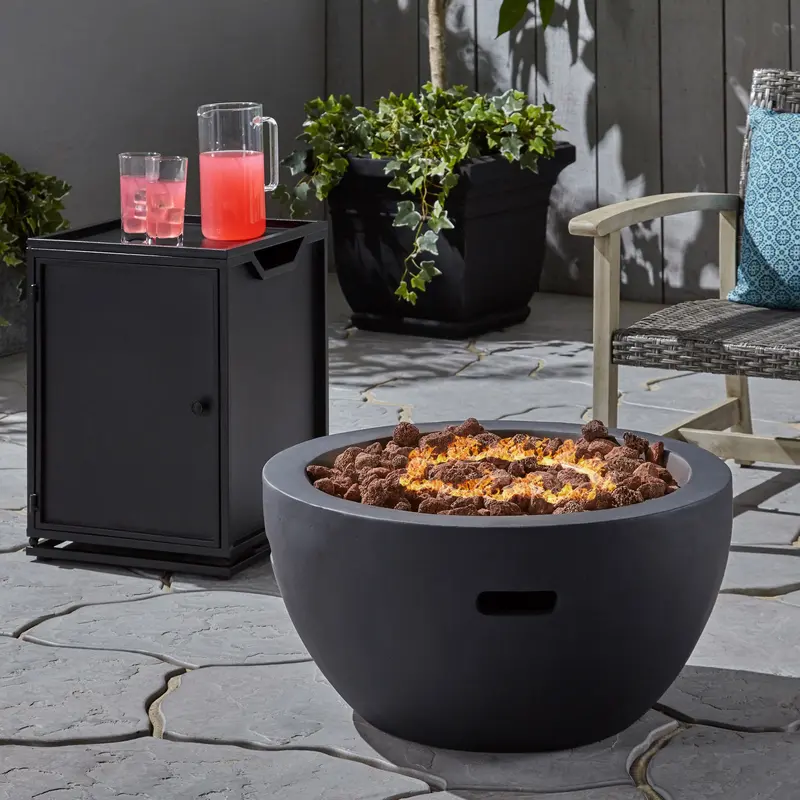 27-Inch Bowl-Style Portable Outdoor Fire Pit – Nh731803 1
