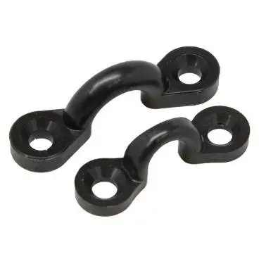 3/8" Black Nylon Injection-Molded Pad Eye 1