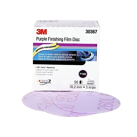 3M 6-Inch Finishing Film – Precision Sanding Discs 1