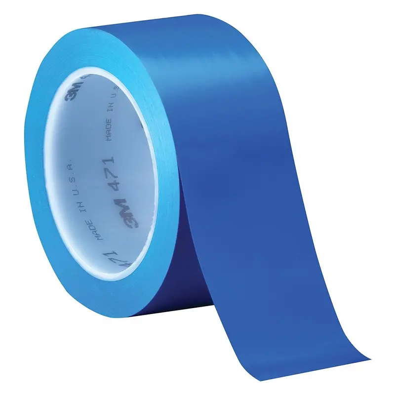 3M™ Blue Vinyl Tape #471 – Low-Tack, Conformable Surface Protection 1