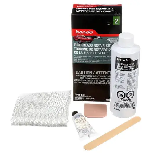 3M Fiberglass Repair Kit With Resin And Hardener 1