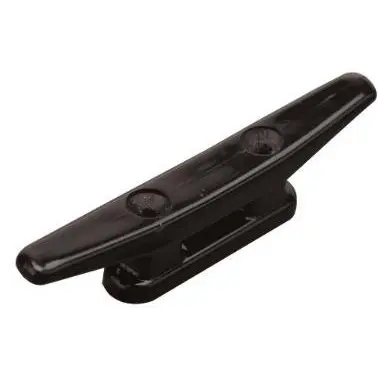4" Black Nylon Open-Base Cleat (Pair) 1
