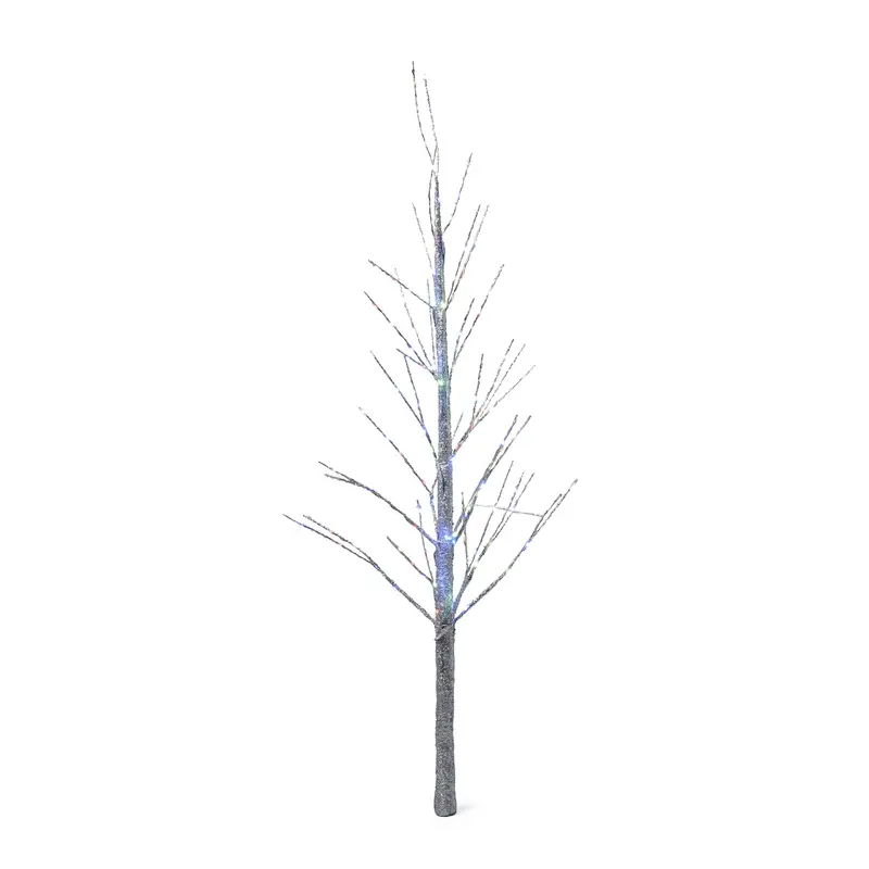 4-Foot Pre-Lit Artificial Twig Christmas Tree With 152 Multi-Color Leds - Nh576313 1