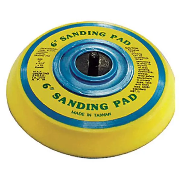 6" Dual-Action Medium-Flex Riveted Psa Sanding Pad 1