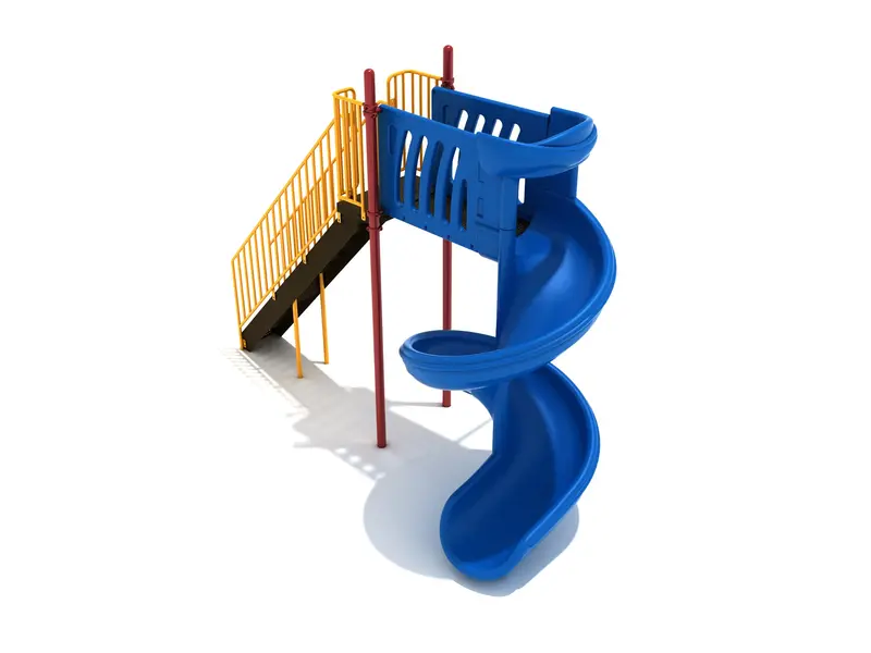 8-Foot 450° Spiral Slide For Dynamic Play Experiences 1