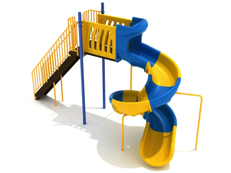 8-Foot Sectional Spiral Slide For Custom Playground Designs 1
