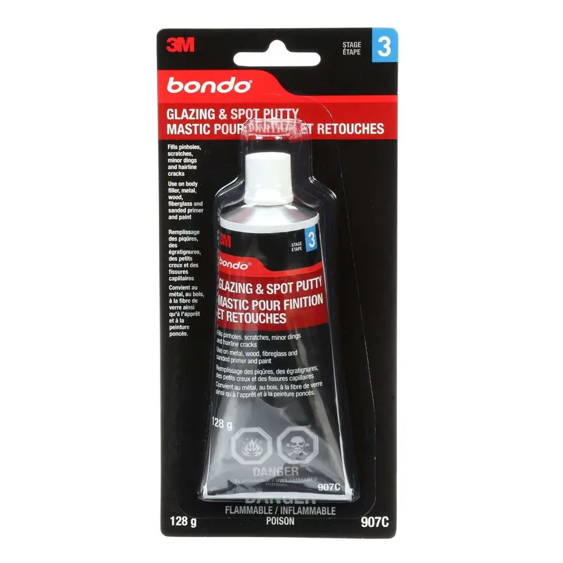 907C Glazing And Spot Putty – 4 Oz (127.5 G) Fast-Curing Automotive Filler 1