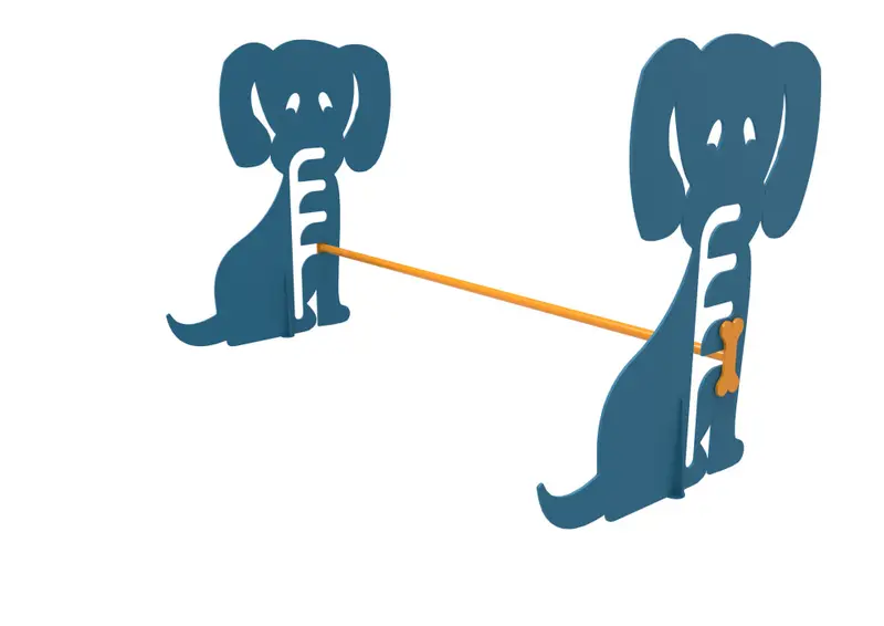 Adjustable Dog Agility Hurdle 1