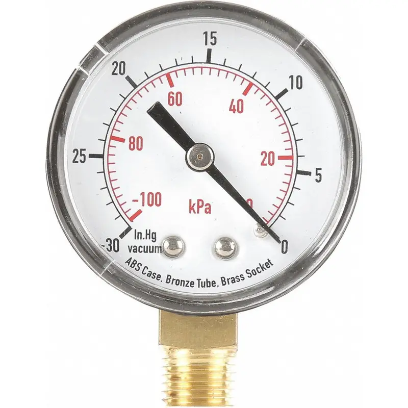 Airtech Analog Vacuum Gauge – 0–30 Inhg Range 1