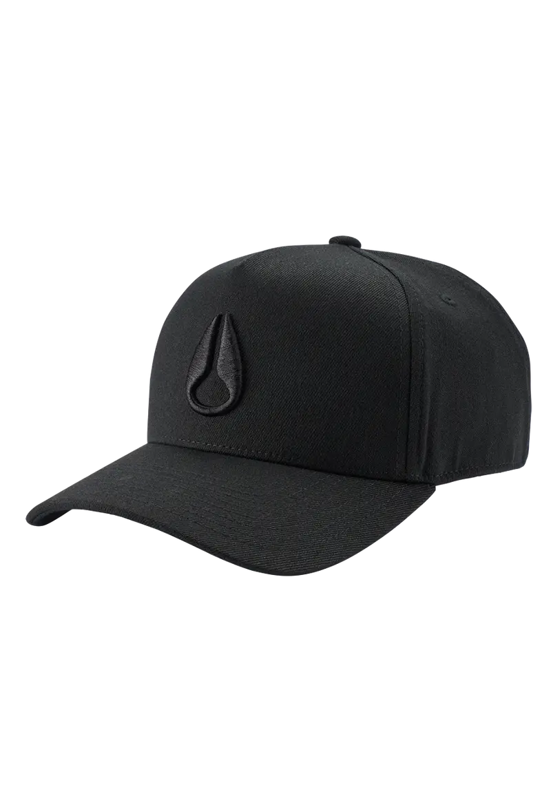All-Black Deep Down Athletic Snapback Cap 1