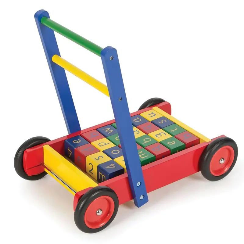 Alphabet Block Baby Walker – Developmental Push Toy 1