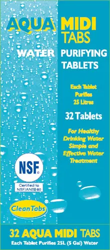 Aqua Midi Cleaning Tablets – Compact Caravan & Rv Tab Format 1