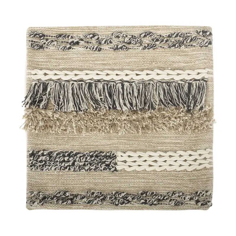Artisan Hand-Loomed Boho Pillow Cover - Nh215213 1