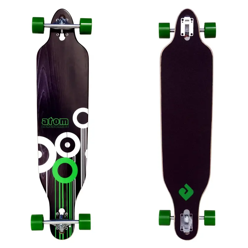 Atom 41-Inch Green Drop-Through Longboard 1