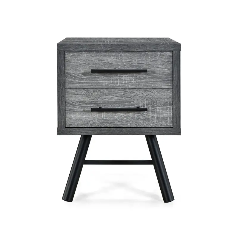 Authentic Mid-Century Modern Nightstand With Tapered Legs – Nh232313 1