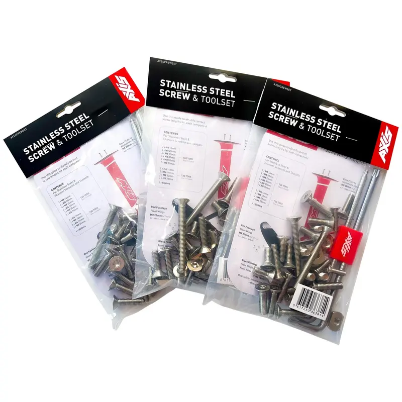 Axis Stainless Steel Complete Hardware Screw Set For Foil Assembly 1