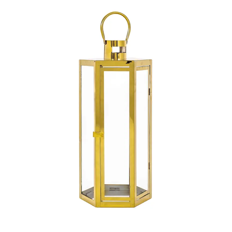 Baton 23-Inch Modern Stainless Steel Outdoor Lantern 1
