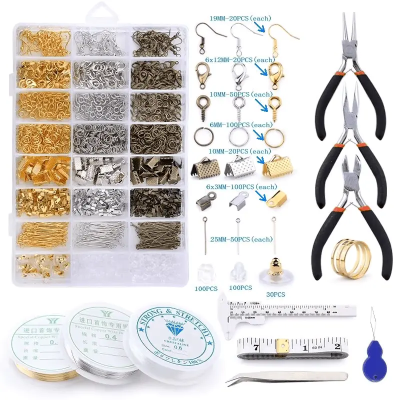 Beginner Jewelry Making Kit – Tools + Essentials Bundle 1