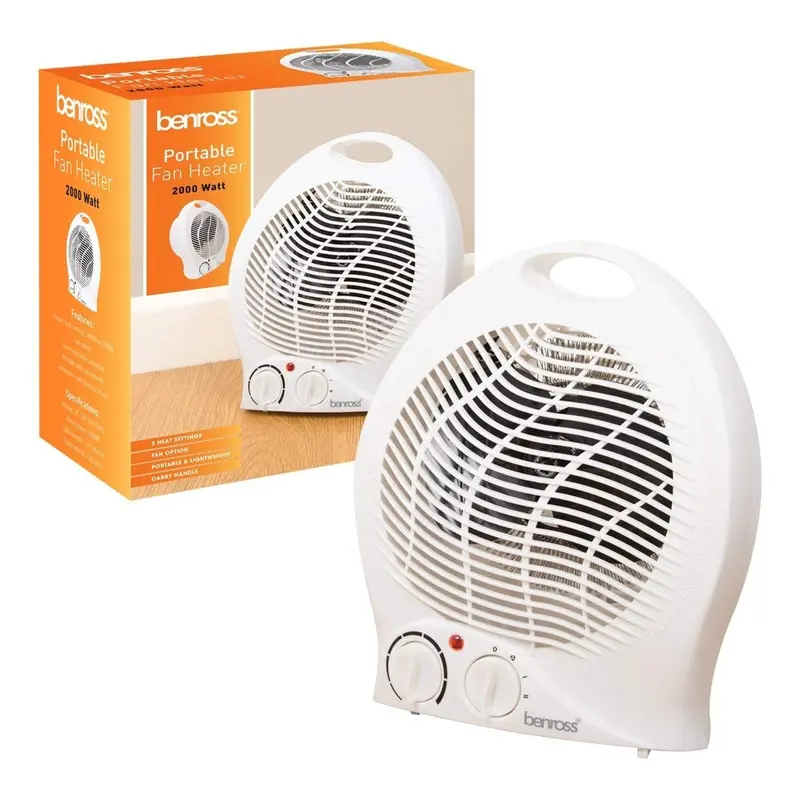 Benross 2Kw Portable Fan Heater For Camping – Low Wattage Design 1
