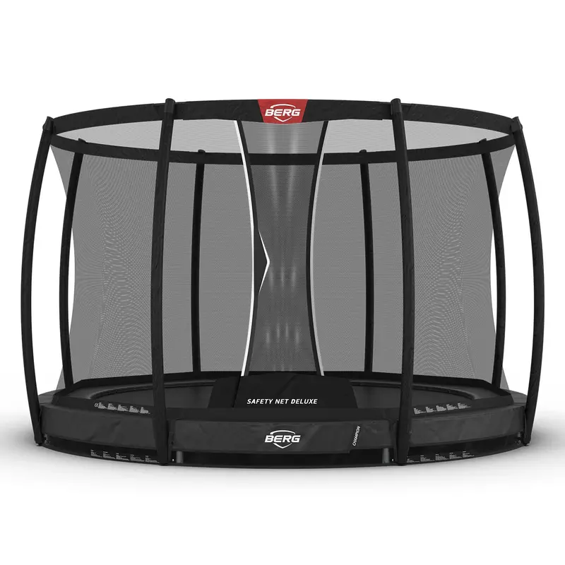 Berg Champion 12.5-Foot In-Ground Trampoline With Deluxe Safety Enclosure 1