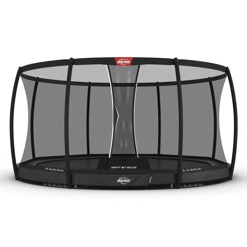 Berg Champion 14Ft In-Ground Trampoline With Deluxe Safety Net 1