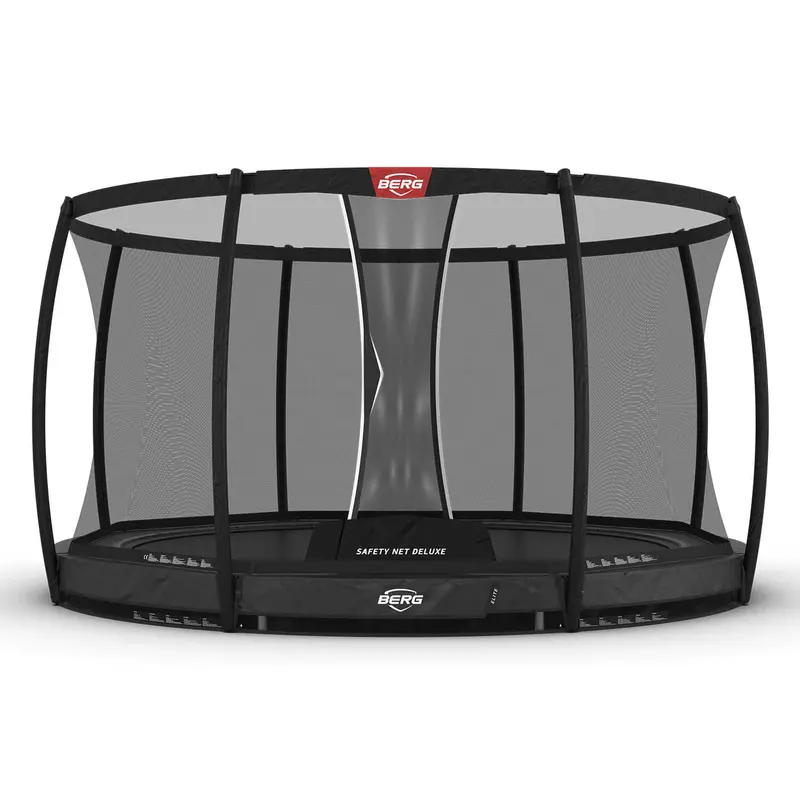Berg Elite 12.5-Foot In-Ground Trampoline With Deluxe Safety Enclosure 1