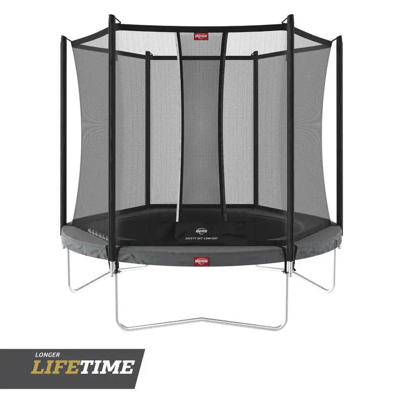 Berg Favorit 9-Foot Trampoline With Comfort Safety Net 1