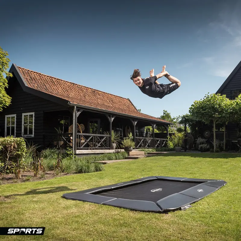 Berg Ultim Champion 11 Ft × 7 Ft Flatground Trampoline 1