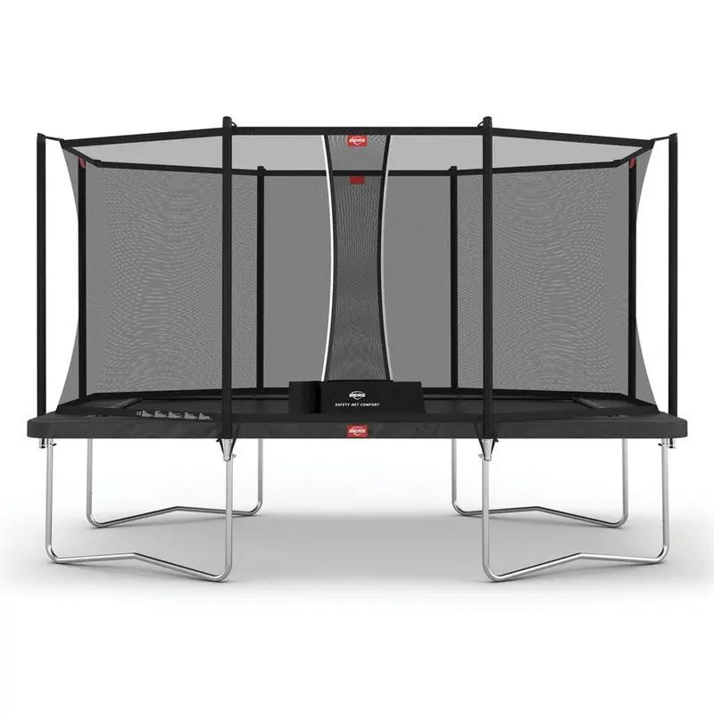 Berg Ultim Favorit Trampoline — 13.5 Ft × 8 Ft With Comfort Safety Net 1