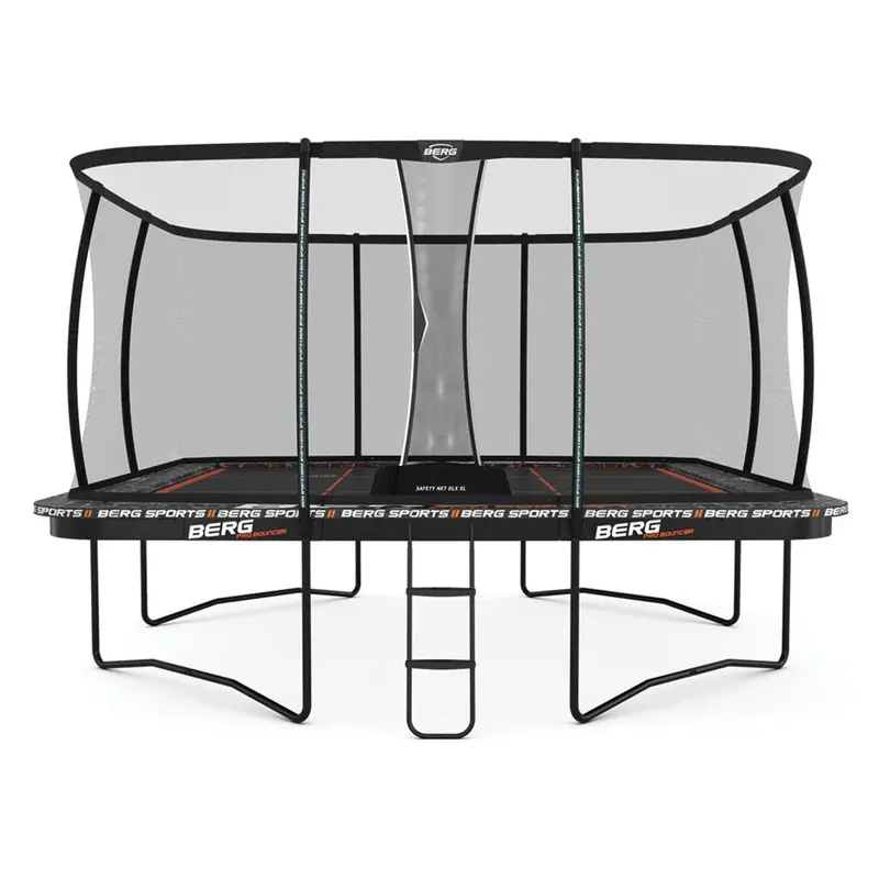 Berg Ultim Pro Bouncer – 16.5Ft X 16.5Ft With Deluxe Xl Safety Net And Access Ladder 1