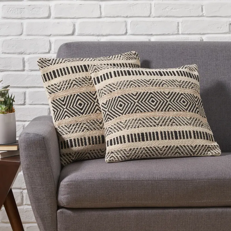 Boho Cotton Pillow Cover Twin Set – Nh206013 1