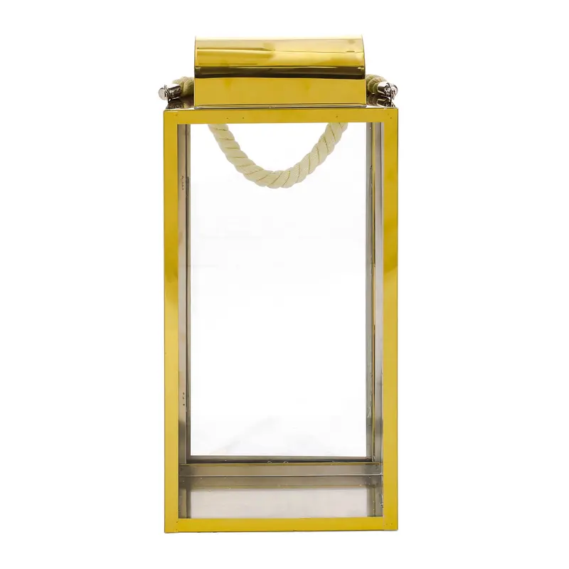 Brianna 19-Inch Stainless Steel Outdoor Lantern 1