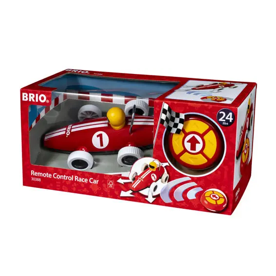 Brio Remote-Controlled Race Car – Wooden Design With Smooth Steering 1