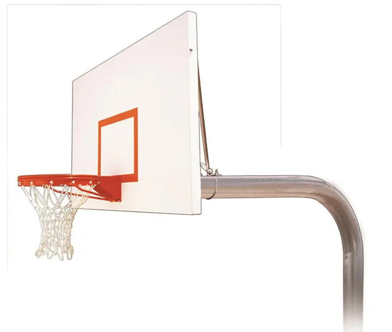 Brute Excel In-Ground Basketball Hoop – 72" Steel-Framed Backboard, Fixed Height 1