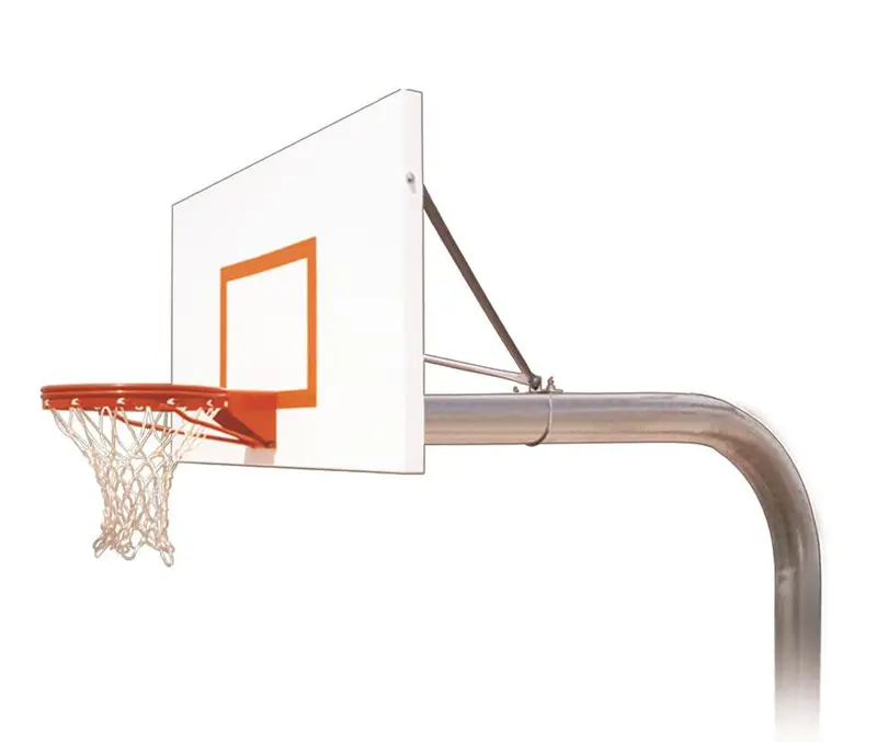 Brute Extreme In-Ground Basketball System – 60" Steel Backboard, Fixed Installation 1