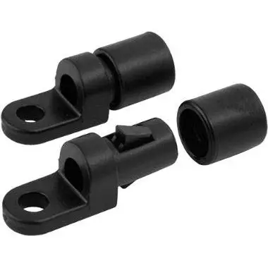 Bungee Cord Terminal End With Protective Sleeve (Pair) 1