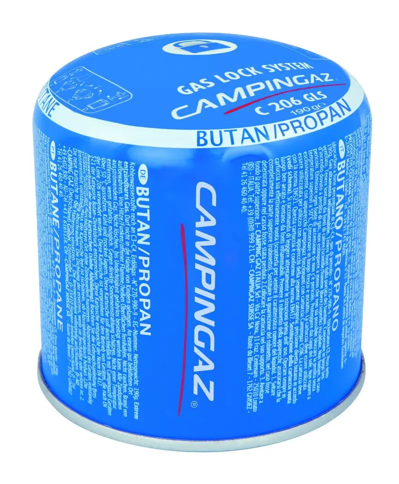 Campingaz C206 Disposable Gas Refill Cartridge – 206G Butane 1
