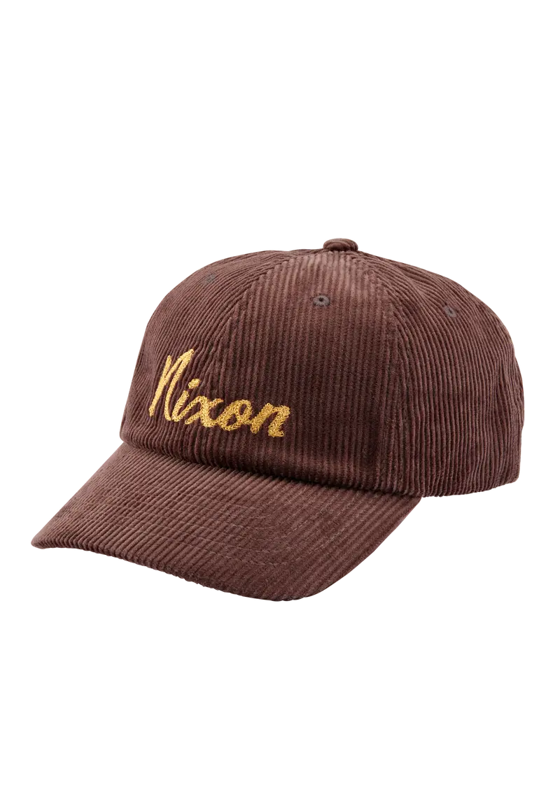 Capitol Strapback Cap – Brown And Gold Trim 1