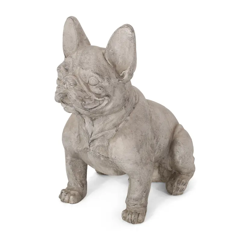 Cast-Resin French Bulldog Garden Sculpture – Nh251313 3