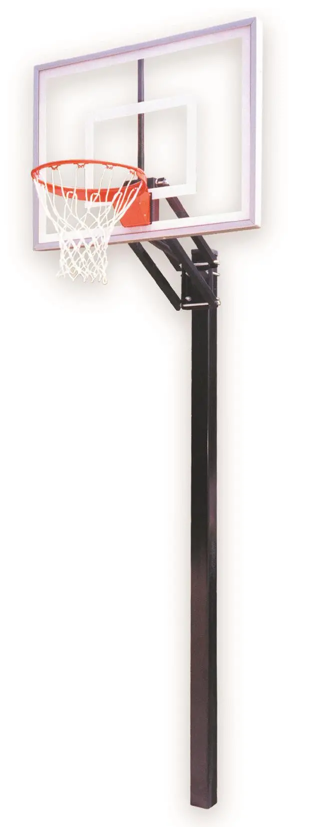 Champ Ii In-Ground Adjustable Basketball System – 48" Acrylic Backboard 1