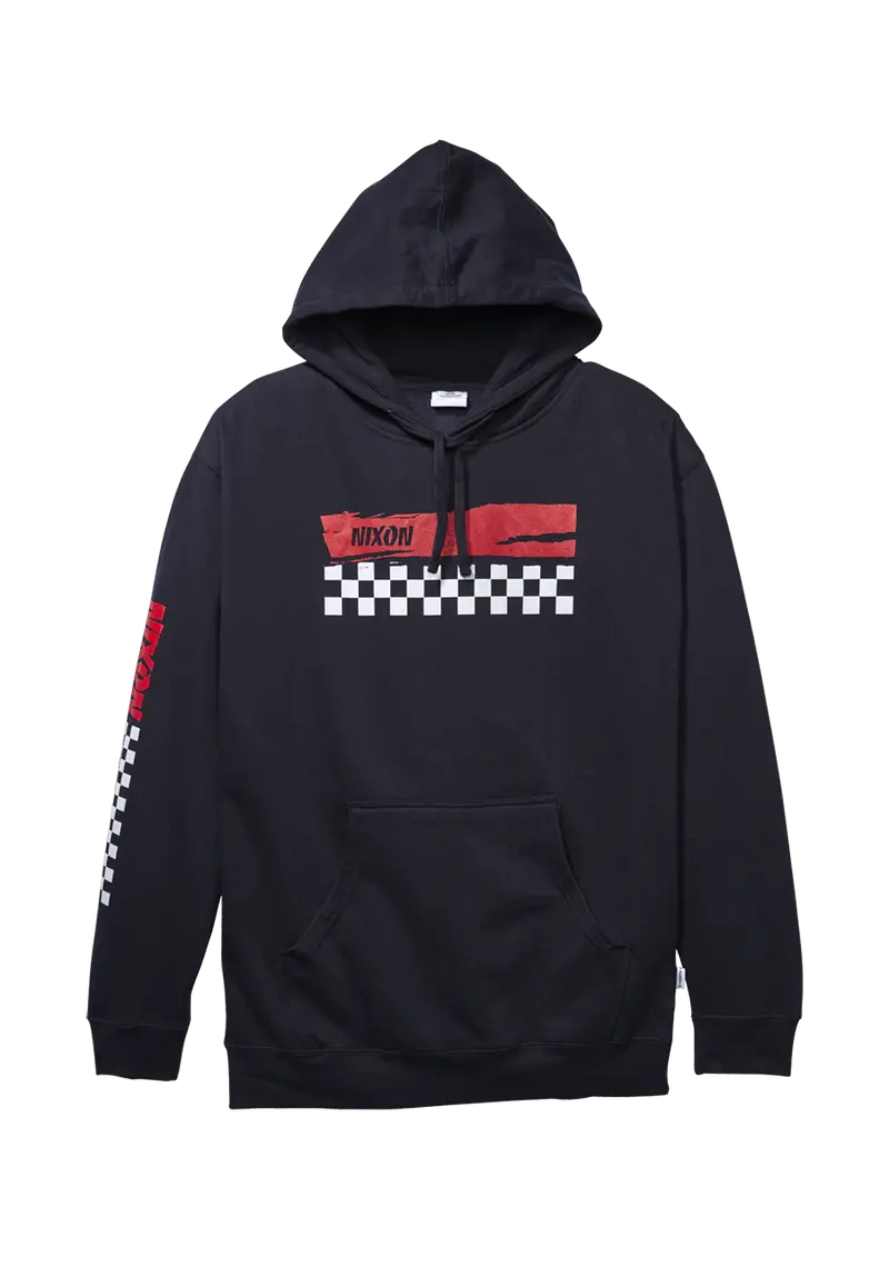 Circuit Sport Hoodie – Navy Base With Red Accents 1
